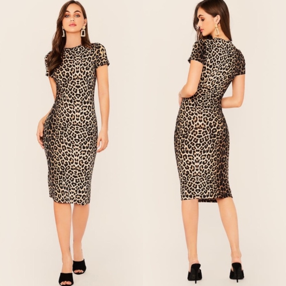 🎈SALE🎈Leopard Print Bodycon Dress